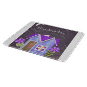 De Twilight Garden (Maarts viooltje & Indigo) Snijplank (Hoek)