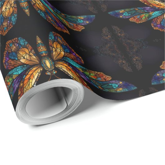 De Twilight Symphony Butterfly. Cadeaupapier (Rol Hoek)