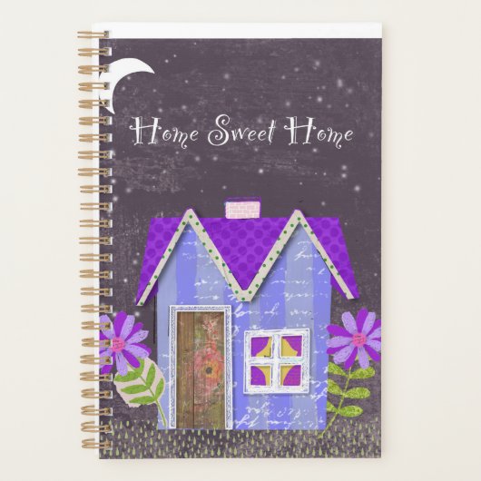 De Twilight Tuin (Maarts viooltje & Indigo) Planner (Voorkant)