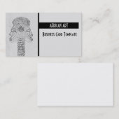 De Twins African Art Tribal Visitekaartje (Voorkant / Achterkant)