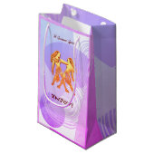 De Twins Gemini Klein Cadeauzakje (Voorkant Gekanteld)