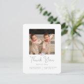 De Twins van ArtsApp tonen Dank u+Aankondiging van Kaart (Staand voorkant)