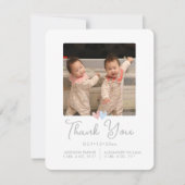 De Twins van ArtsApp tonen Dank u+Aankondiging van Kaart (Voorkant)