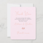 De Twins van ArtsApp tonen Dank u+Aankondiging van Kaart (Achterkant)