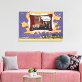 De twist | Jubileum 24x16 Canvas Afdruk (Insitu (Woonkamer))
