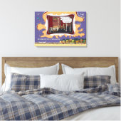 De twist | Jubileum 24x16 Canvas Afdruk (Insitu (Slaapkamer))