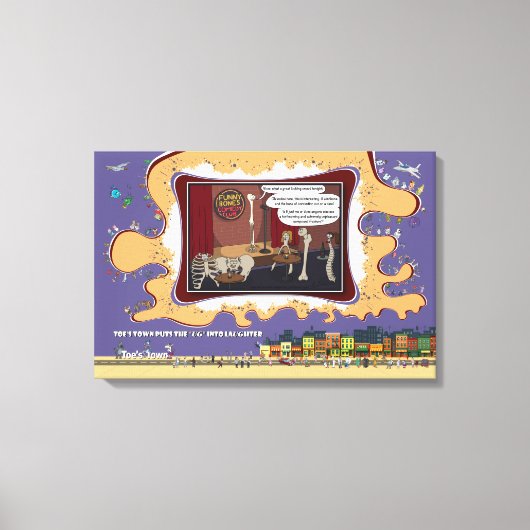 De twist | Jubileum 24x16 Canvas Afdruk (Voorkant)