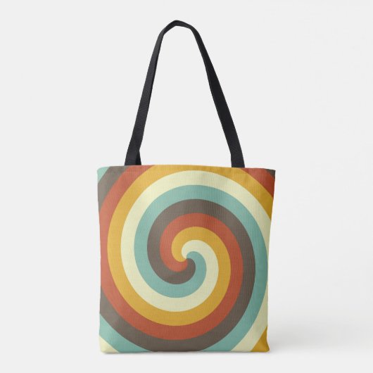 De twist van nostalgie tote bag (Achterkant)