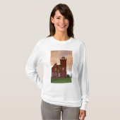 De Two Harbors Lighthouse met uitzicht op Agate Ba T-shirt (Voorkant volledig)