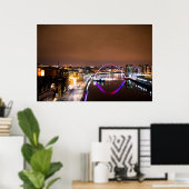 De Tyne bij Night Poster (Thuiskantoor)