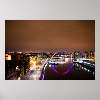 De Tyne bij Night Poster