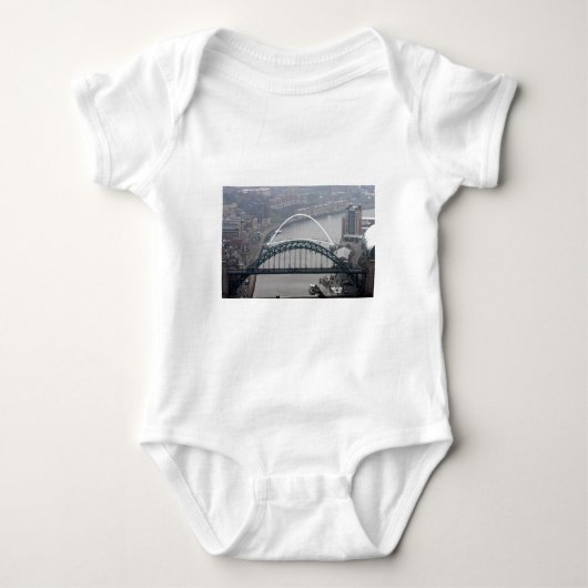 De Tyne Bridge en de Millenniumbrug Romper (Voorkant)