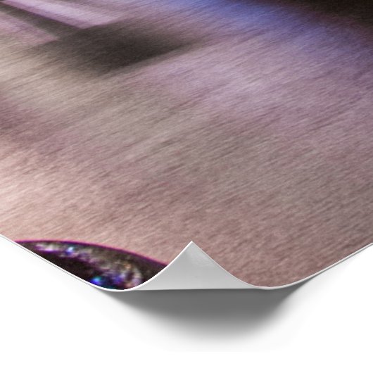 De Tyne Bridges 's nachts Poster (Hoek)