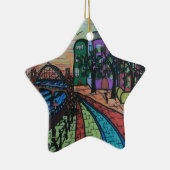 De Tyne Newcastle Quayside Keramisch Ornament (Rechts)