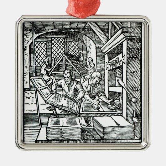 De Typograaf, gepubliceerd door Hartman Schopper Metalen Ornament (Voorkant)