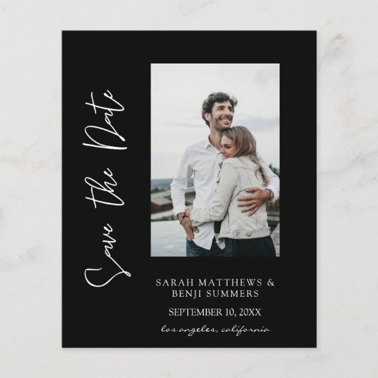 De Typografie van de Foto van de begroting sparen  Flyer (Voorkant)