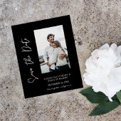 De Typografie van de Foto van de begroting sparen  Flyer