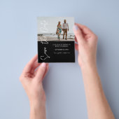 De Typografie van de Foto van de begroting sparen  Flyer (Hand)