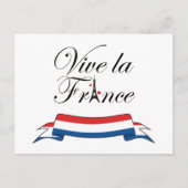De Typografie van La Frankrijk van Vive Briefkaart (Voorkant)
