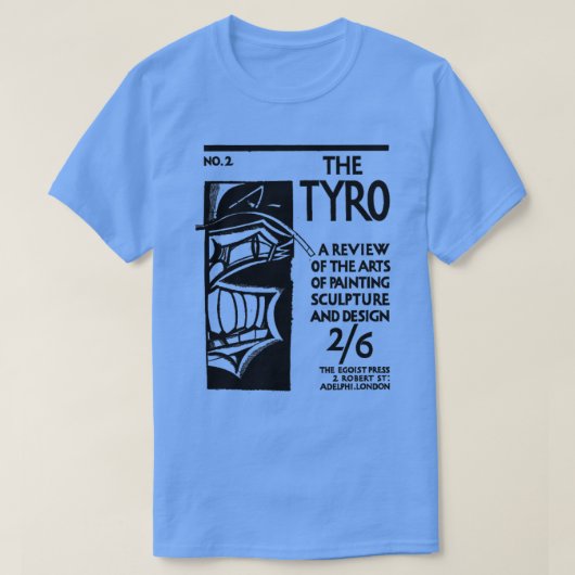De Tyro Wyndham Lewis Modernisme Kunstfan T-shirt (Design voorkant)