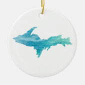 De U.P., Michigan's Ornament op het hoogste schier (Voorkant)