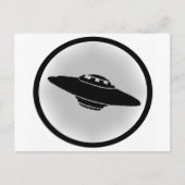 DE UFO-AANVAL BRIEFKAART (Voorkant)