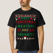 De Ugandee kerstzweten zijn warm en overbelast T-shirt (Voorkant)