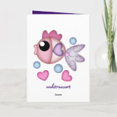 De Uil die van de liefde een kaart van het Hart (Achterkant)