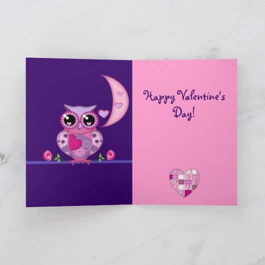 De Uil die van de liefde een kaart van het Hart (Binnen)