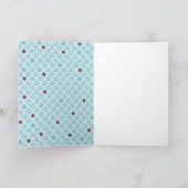 De uil en Cupcake Kaart (Binnen)