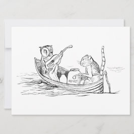 De Uil en de Pussycat (door Edward Lear) Kaart