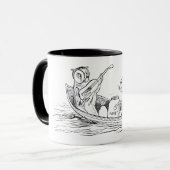 De Uil en de Pussycat (door Edward Lear) Mok (Voorkant links)