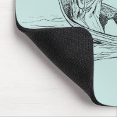 De Uil en de Pussycat (door Edward Lear) Muismat (Hoek)