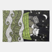 De uil en de Pussycat theedoek (Horizontaal)