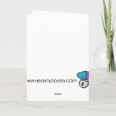 De uil houdt van u altijd feestdagen kaart (Achterkant)