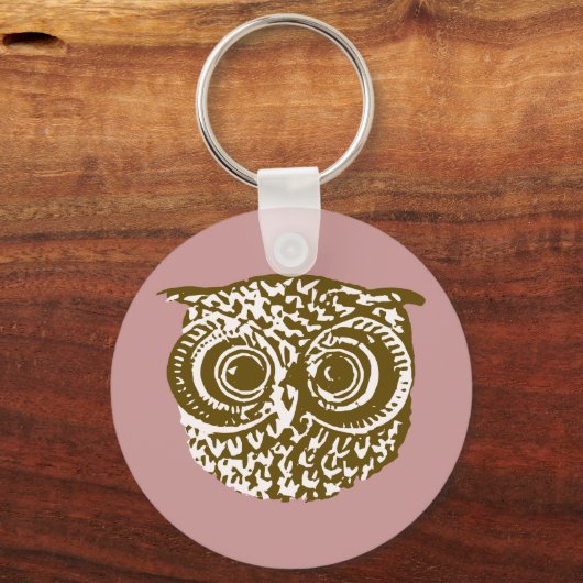 De uil sleutelhanger (Voorkant)