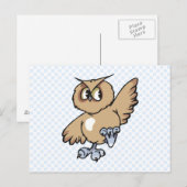 De Uil van Omni Briefkaart (Voorkant / Achterkant)