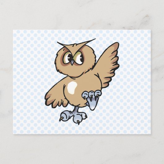 De Uil van Omni Briefkaart (Voorkant)