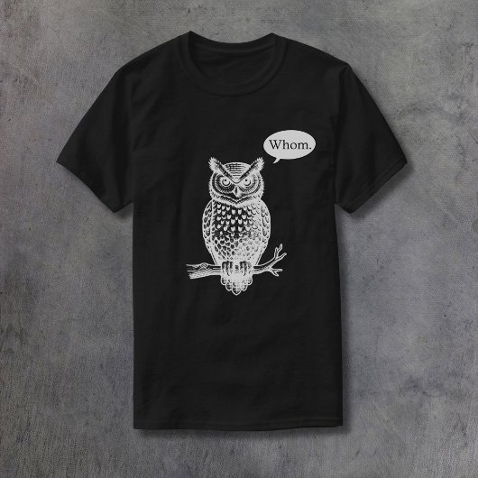 De uil zegt wie t-shirt