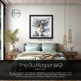 De Uilbewaarder Muurkunst (#9) Perfect Poster