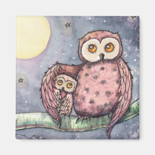 De uilen en de maan magneet (Voorkant)