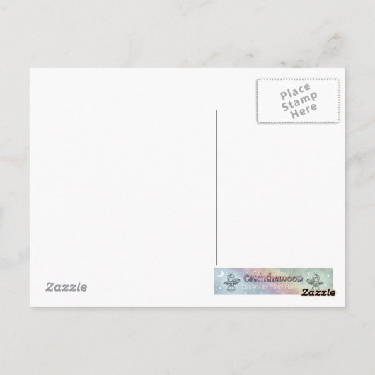 De uilen en het maan Briefkaart (Achterkant)