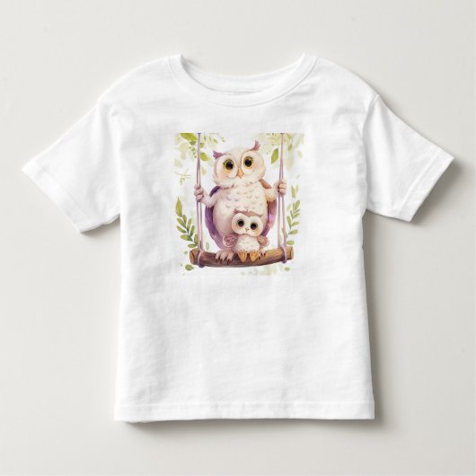 De uilenfamilie. kinder shirts (Voorkant)