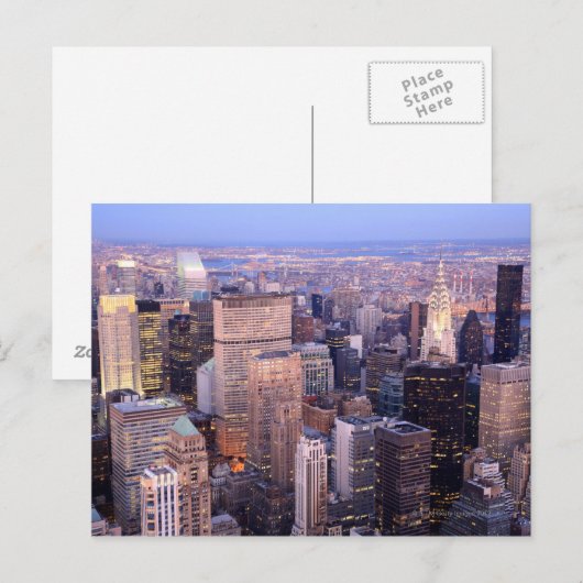 De uit het stadscentrum en Hogere Kant van het Briefkaart (Voorkant / Achterkant)