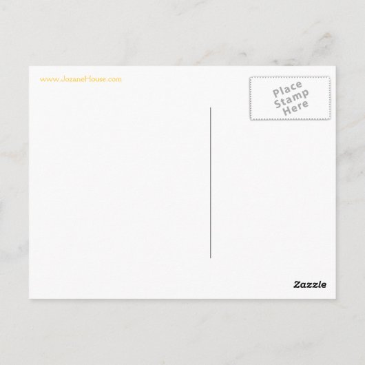 De Uitbarstingen van de bloem op Geel Briefkaart (Achterkant)