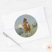 De uitbijter ronde sticker (Envelop)