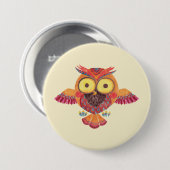 De uitblijvende boomkor ronde button 7,6 cm (Voorkant /achterkant)