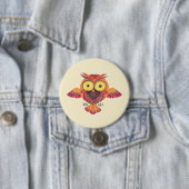 De uitblijvende boomkor ronde button 7,6 cm (In situ)