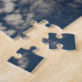 De uitdagende Draak SpaceX in de Wolken Legpuzzel (Zijkant)