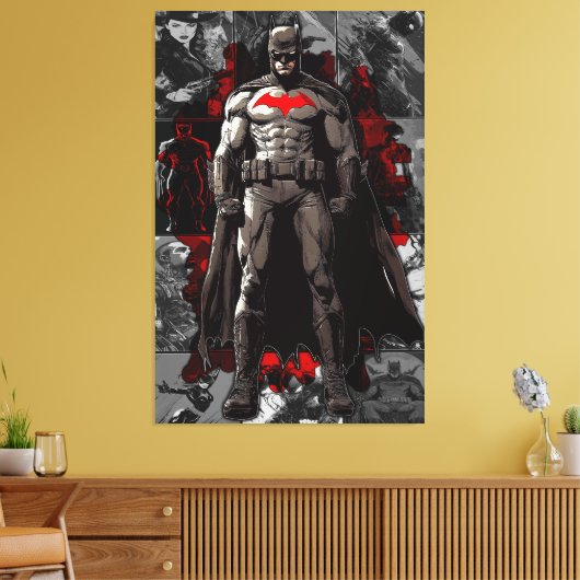 De uitdager Batman Canvas Afdruk (Insitu (Woonkamer))